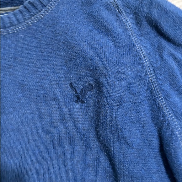 American Eagle Outfitters Men's Navy Crewneck Sweater - Picture 2 of 6